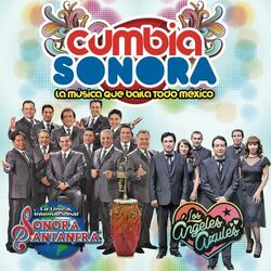 Cover of Cumbia Sonora Con la Sonora Santanera & Los Ángeles Azules