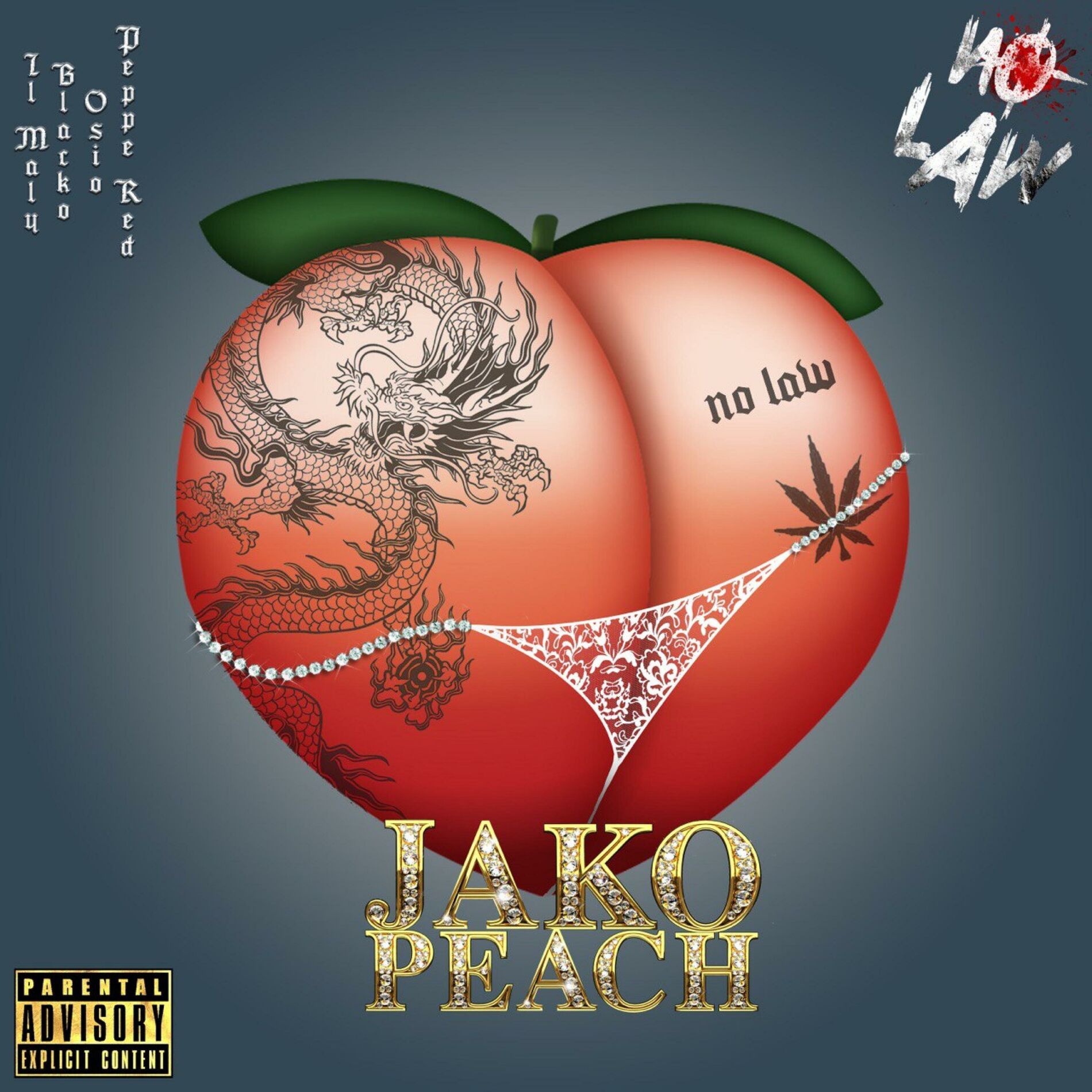 Album cover of Jako Peach (feat. Peppe Red, Il Maly, Osio & Blacko)
