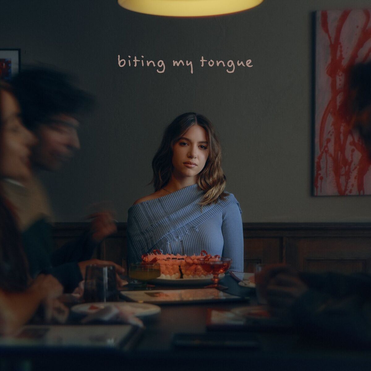 Album cover of biting my tongue