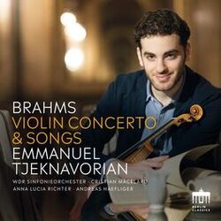 Cover of Brahms: Violin Concerto & Songs