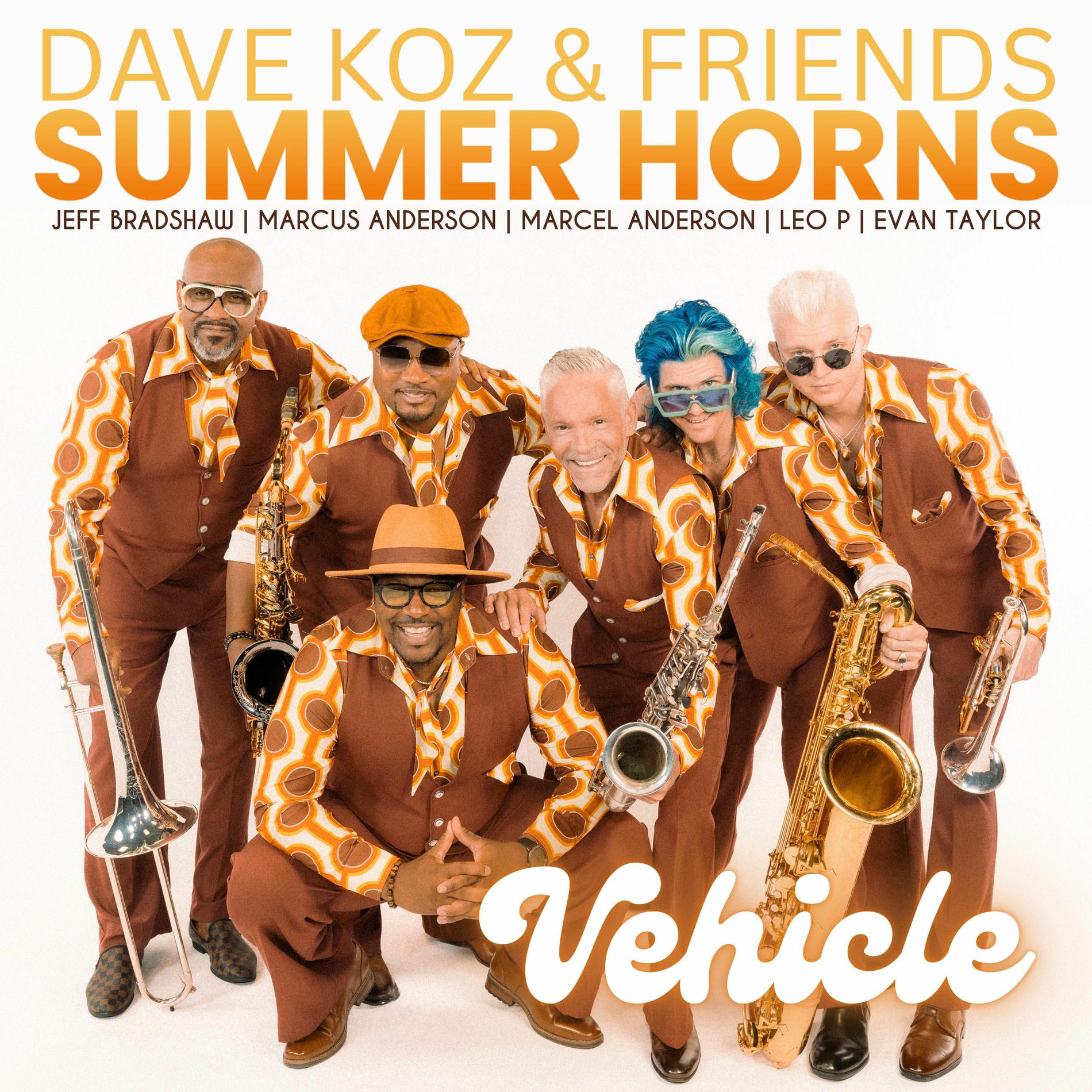 Album cover of Vehicle by Summer Horns (feat. Marcel Anderson, Marcus Anderson, Jeff Bradshaw, Evan Taylor & Leo P)