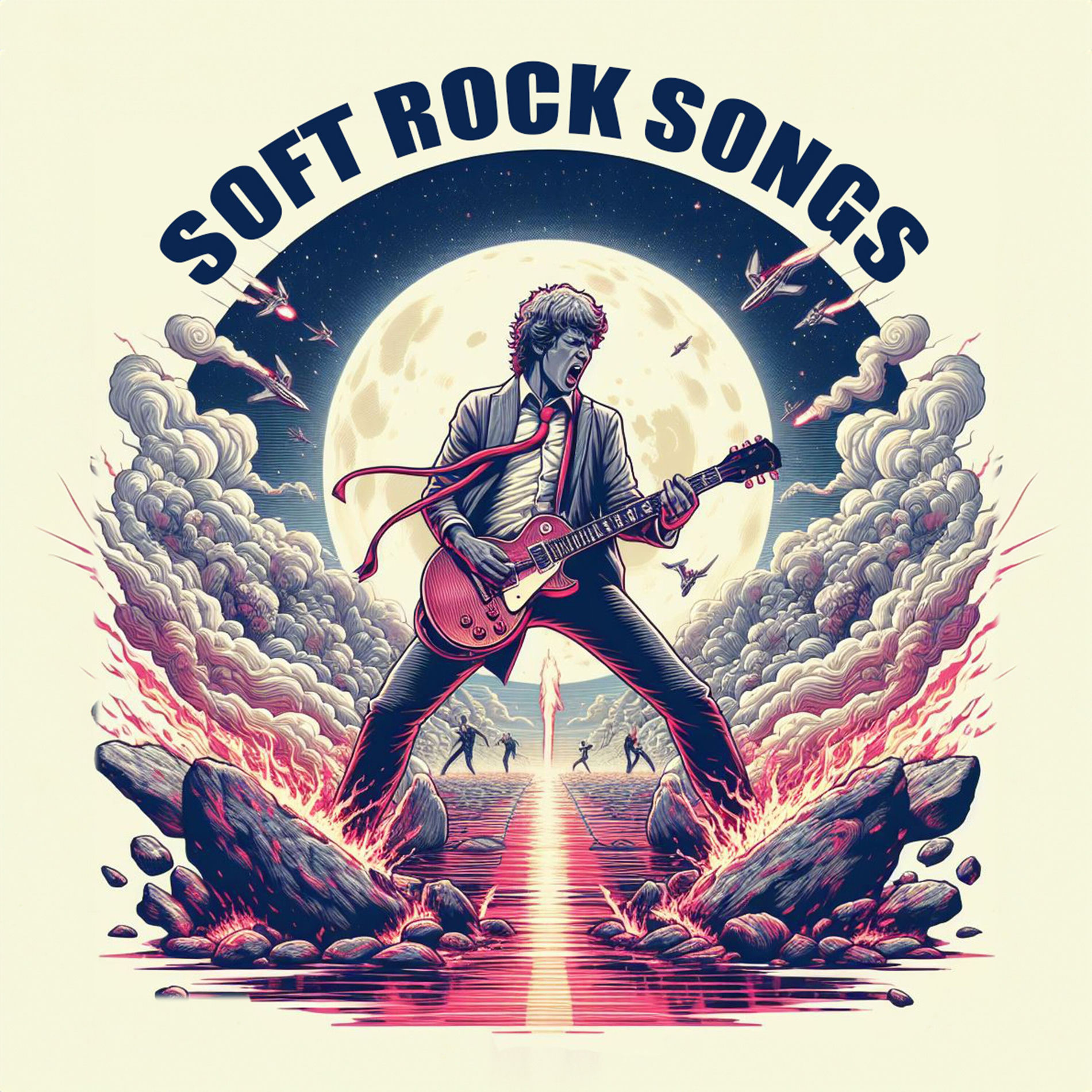 Album cover of Soft Rock Songs: Best Love Songs & Classic Rock Music of the 60S 70S 80S 90S