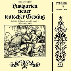 Cover of Hassler: Lustgarten neuer teutscher Gesäng
