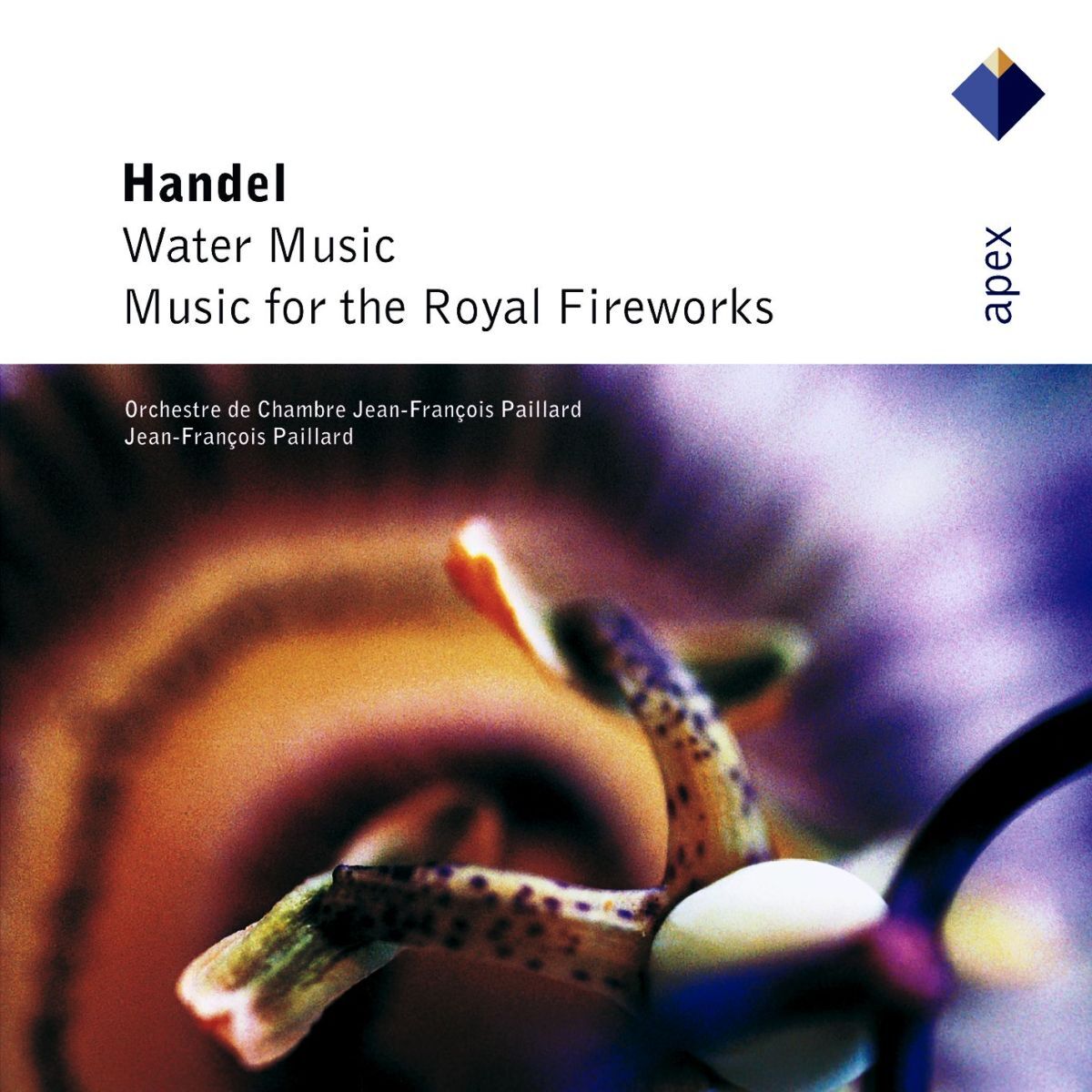 Album cover of Handel : Water Music & Music for the Royal Fireworks (- Apex)