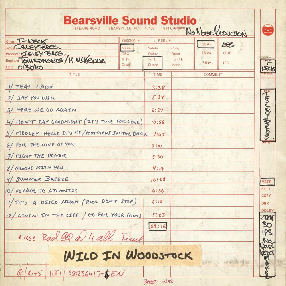 Picture of Wild in Woodstock: The Isley Brothers Live at Bearsville Sound Studio (1980)