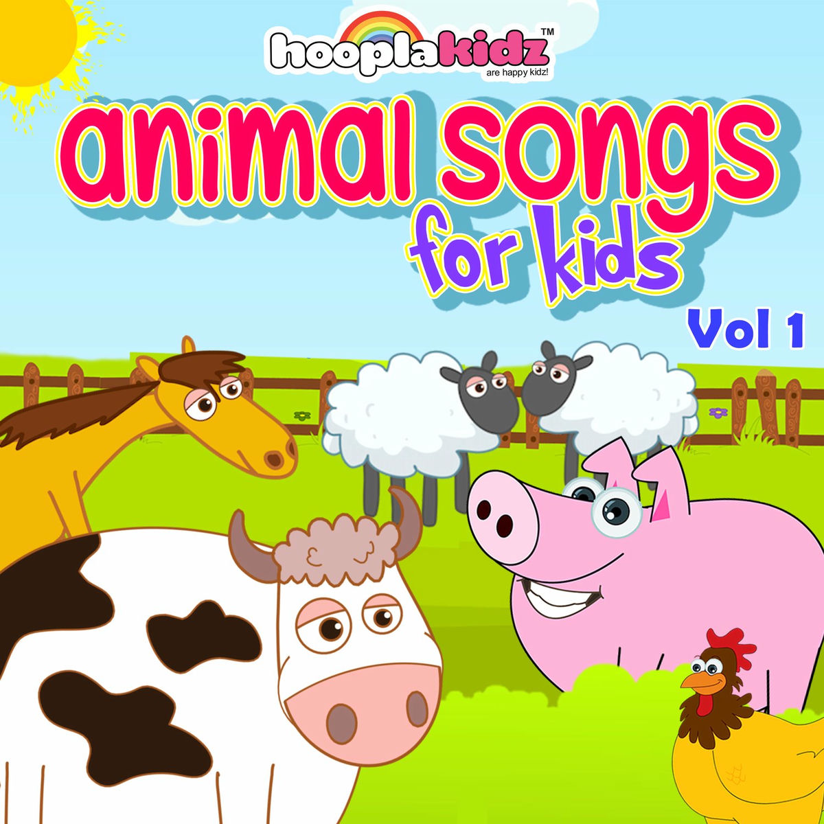 Album cover of Animal Songs for Kids, Vol. 1