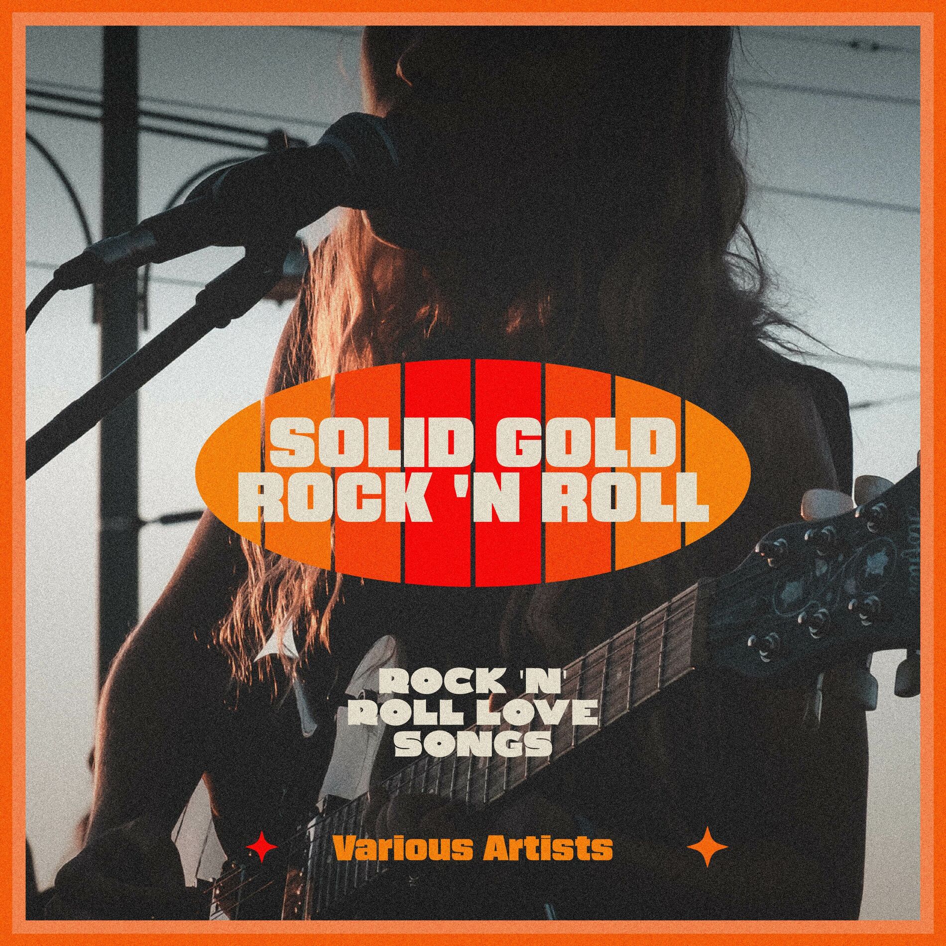 Album cover of Solid Gold Rock 'n Roll - Rock 'N' Roll Love Songs