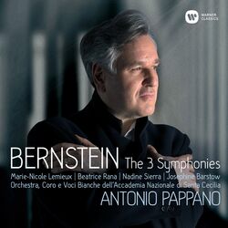 Cover of Bernstein: Symphonies Nos 1-3, Prelude, Fugue & Riffs