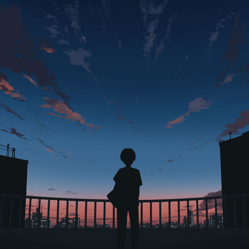 海月に群青