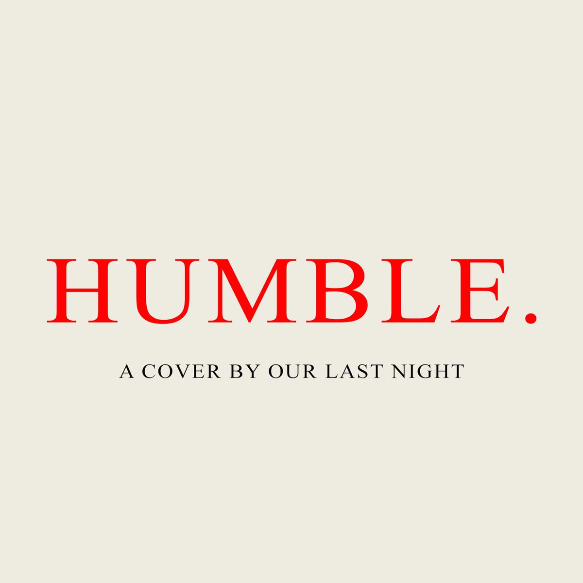 Album cover of HUMBLE.