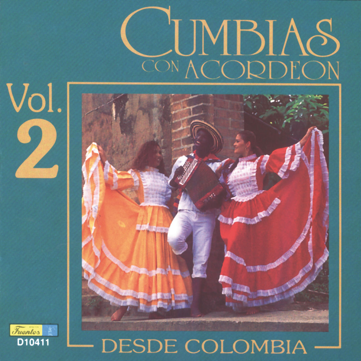 Album cover of Cumbias Con Acordeón Desde Colombia, Vol. 2