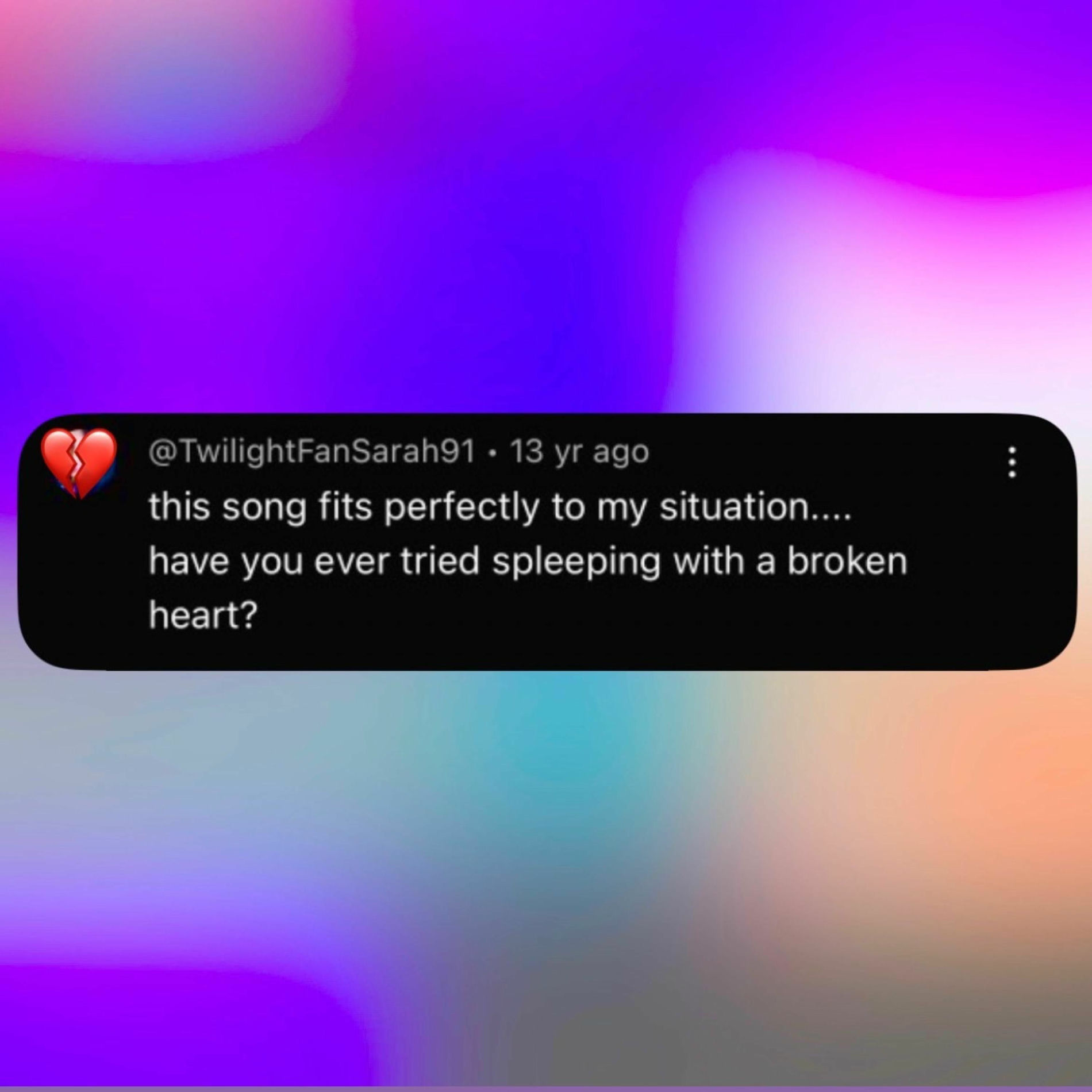 Album cover of Try Sleeping With a Broken Heart