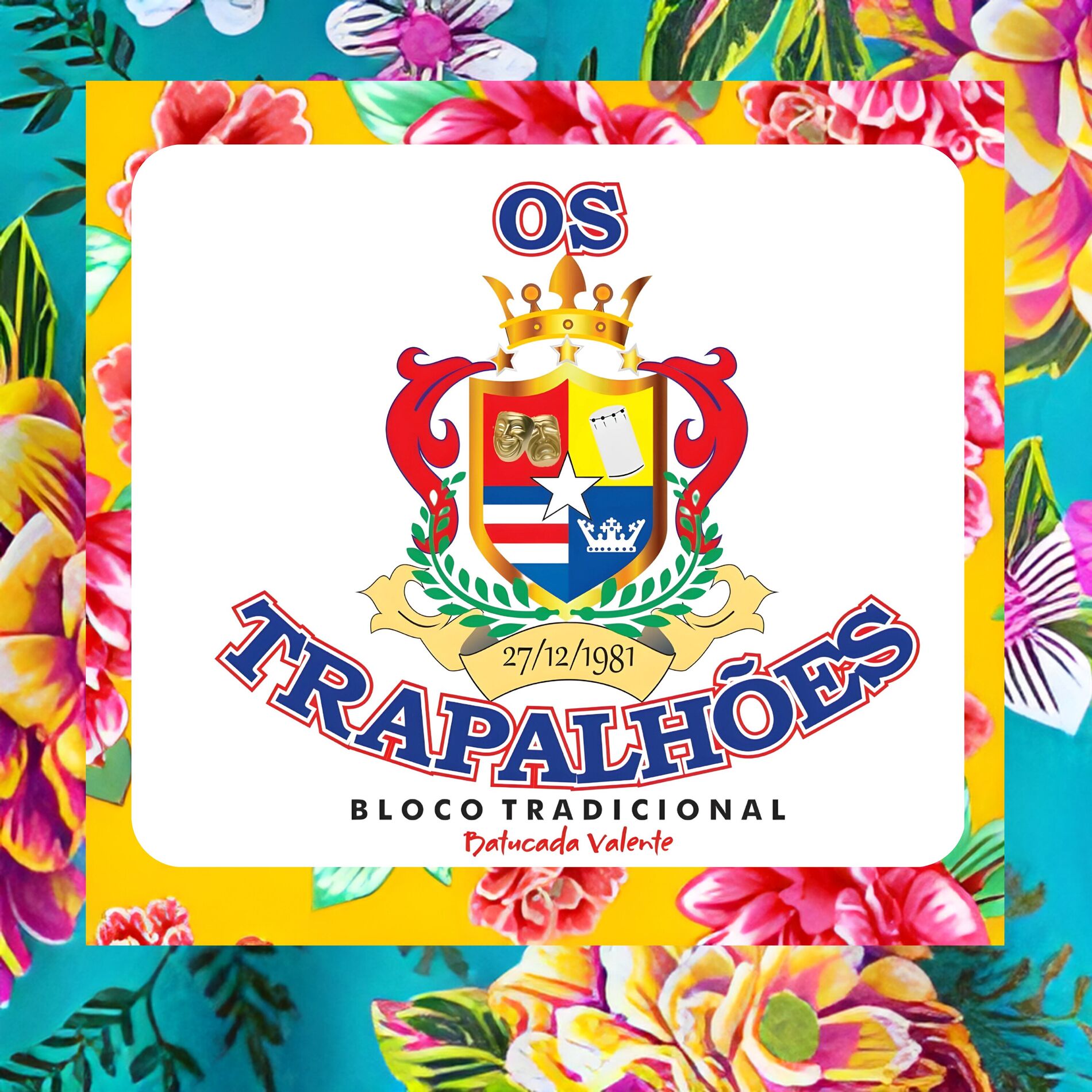 Album cover of Na Batida do Tambor, Trapalhões É Crioula.