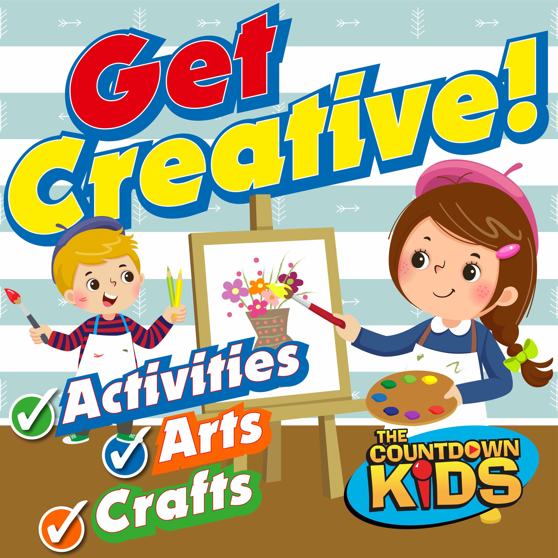Album cover of Get Creative! Fun Songs for Activities, Arts & Crafts