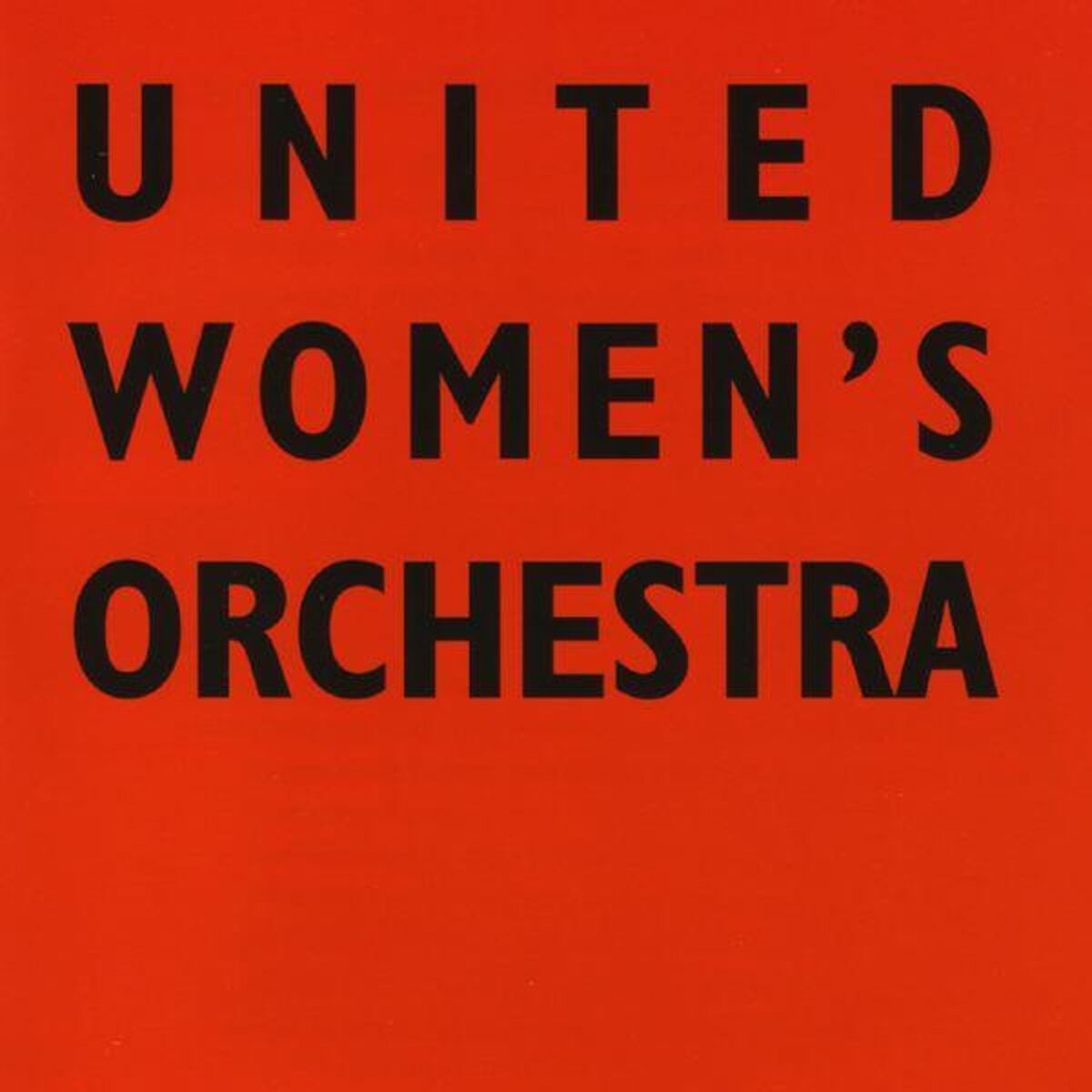 Album cover of The United Women's Orchestra