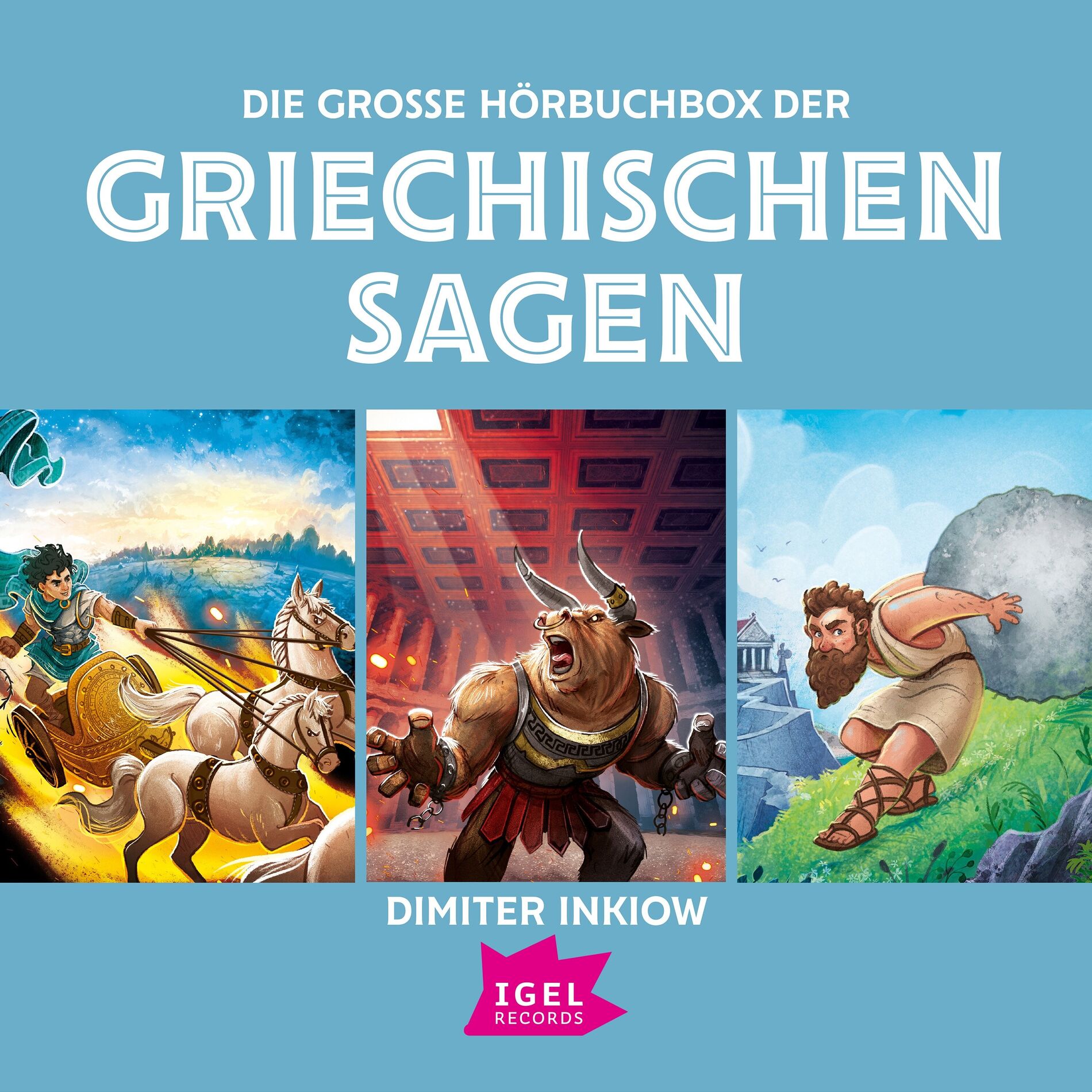 Album cover of Die große Hörbuchbox der griechischen Sagen