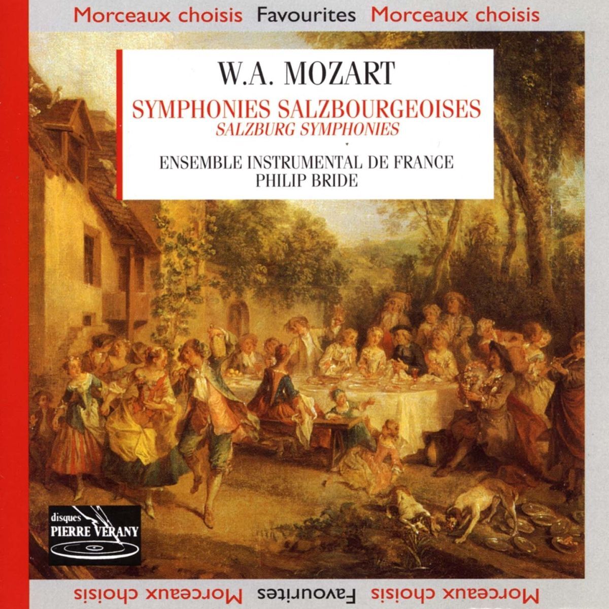 Album cover of Divertimento en ré majeur, Symphonies salzbourgeoises, KV. 136 : Presto
