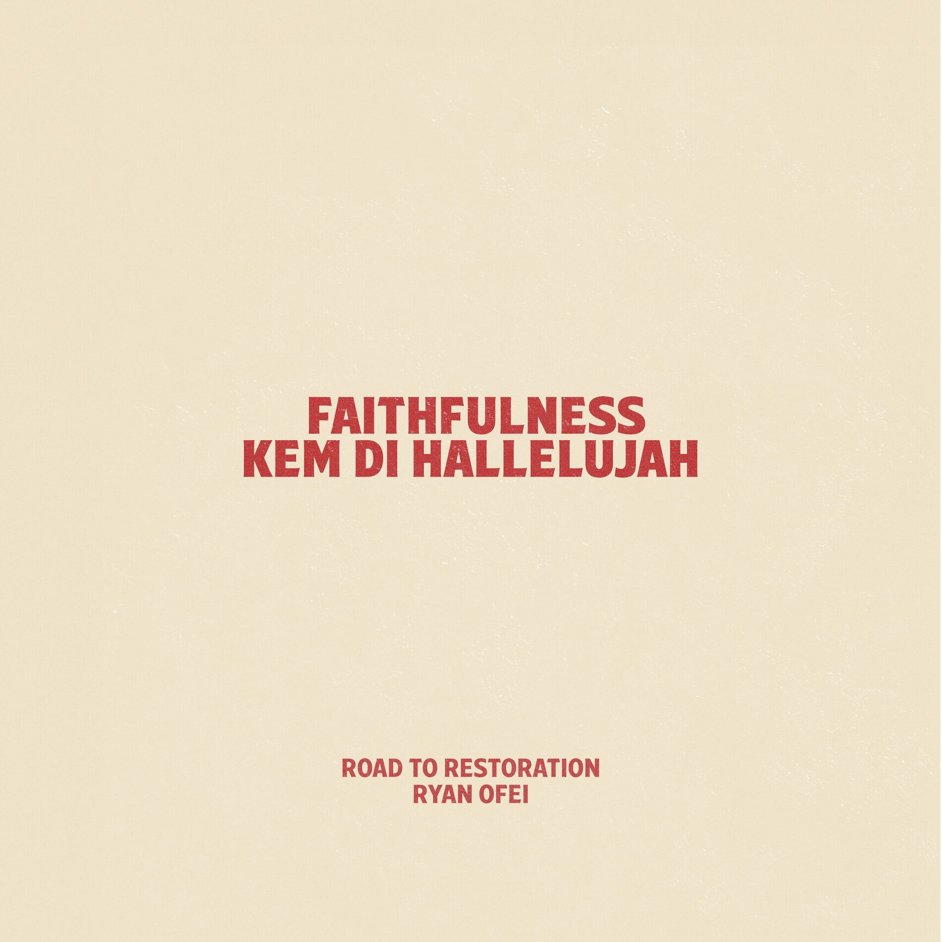 Album cover of Faithfulness