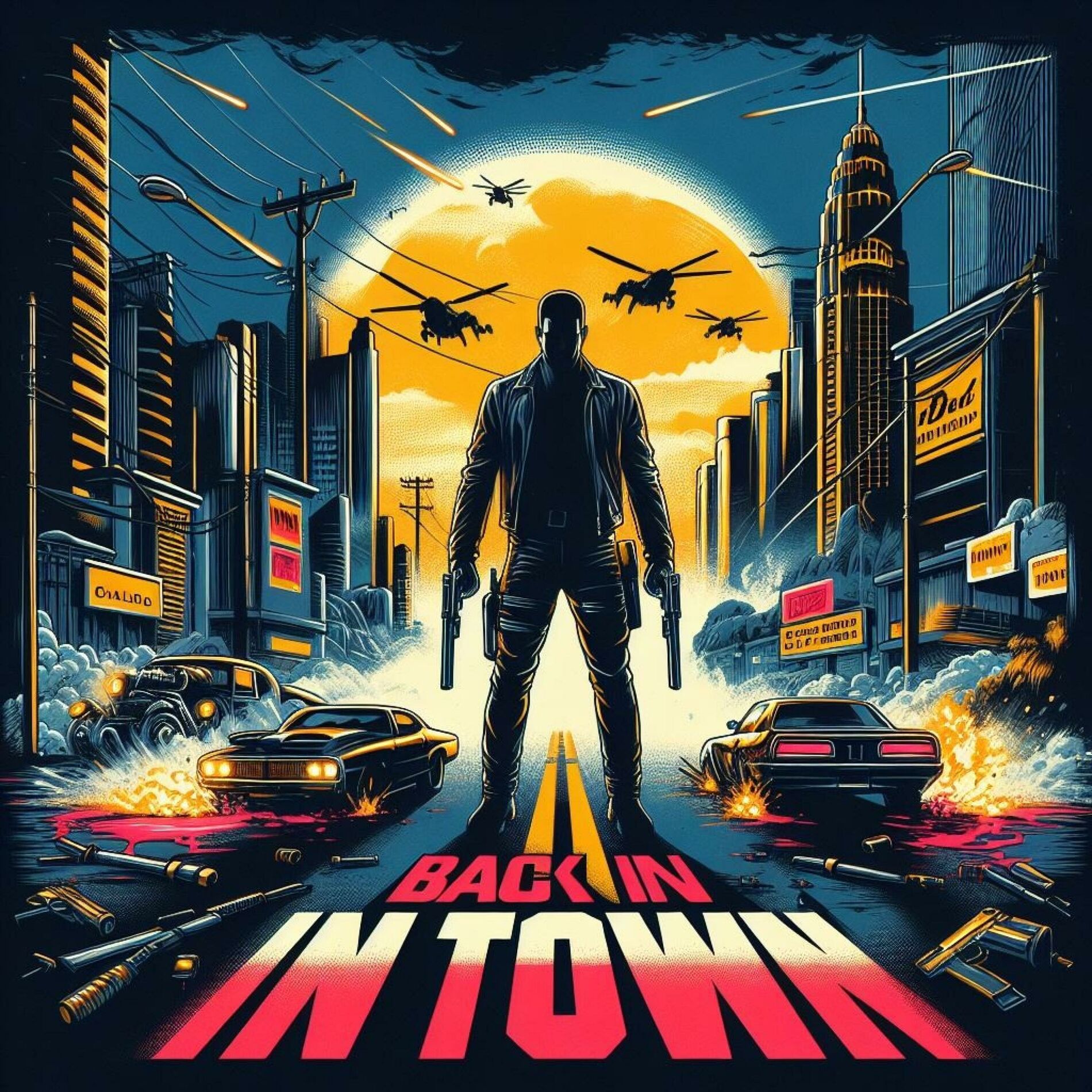 Album cover of Back in Town (Action Hero Soundtrack)