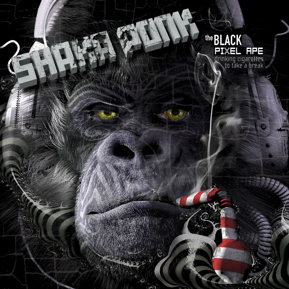 Picture of The Black Pixel Ape (Drinking Cigarettes to Take a Break) [Deezer Edition]