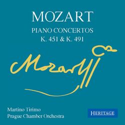 Cover of Mozart: Piano Concertos K. 451 & K. 491