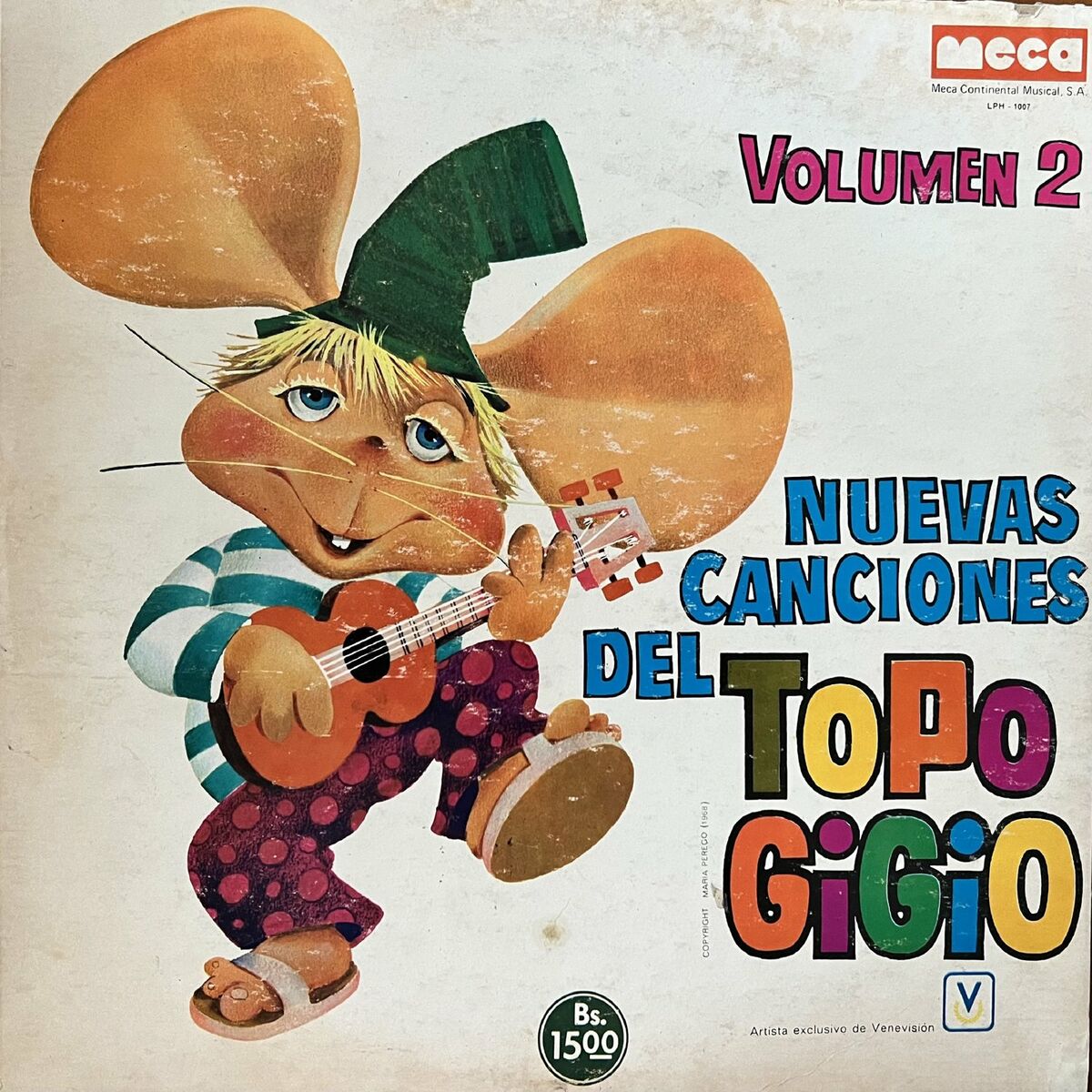 Album cover of Nuevas Canciones del Topo Gigio