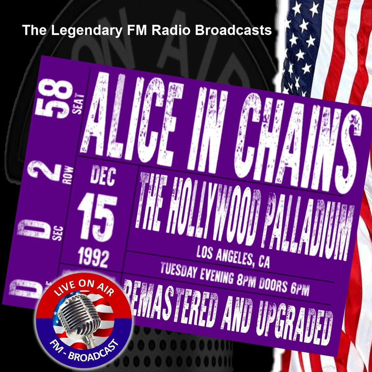 Album cover of Legendary FM Broadcasts - The Hollywood Palladium, Los Angeles CA 15th December 1992