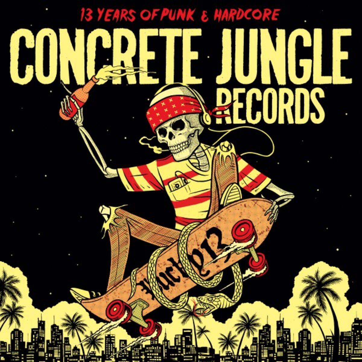 Album cover of Concrete Jungle Records - Lucky 13