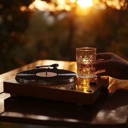 Cover of Bourbon Blues Voyage: A Soulful Journey Through Smooth Rhythms and Timeless Grooves