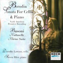 Cover of Borodin: Sonata for Cello and Piano