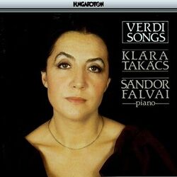 Cover of Verdi: Songs