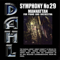 Cover of Symphony No 29 Manhattan for piano and orchestra - Ep