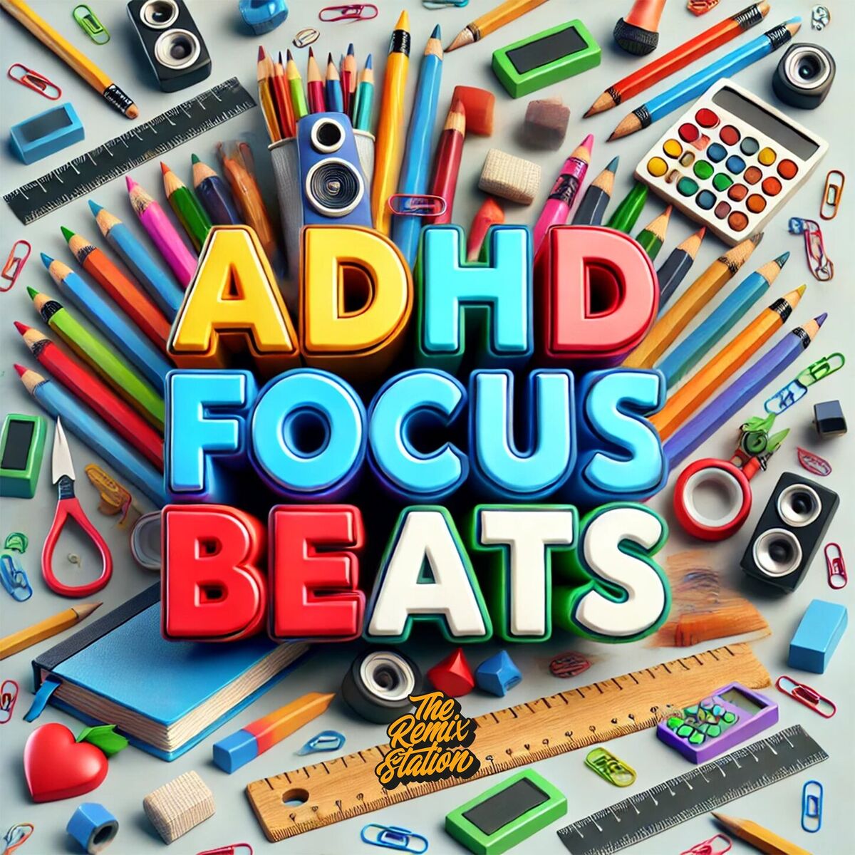 Album cover of ADHD Focus Beats 2024