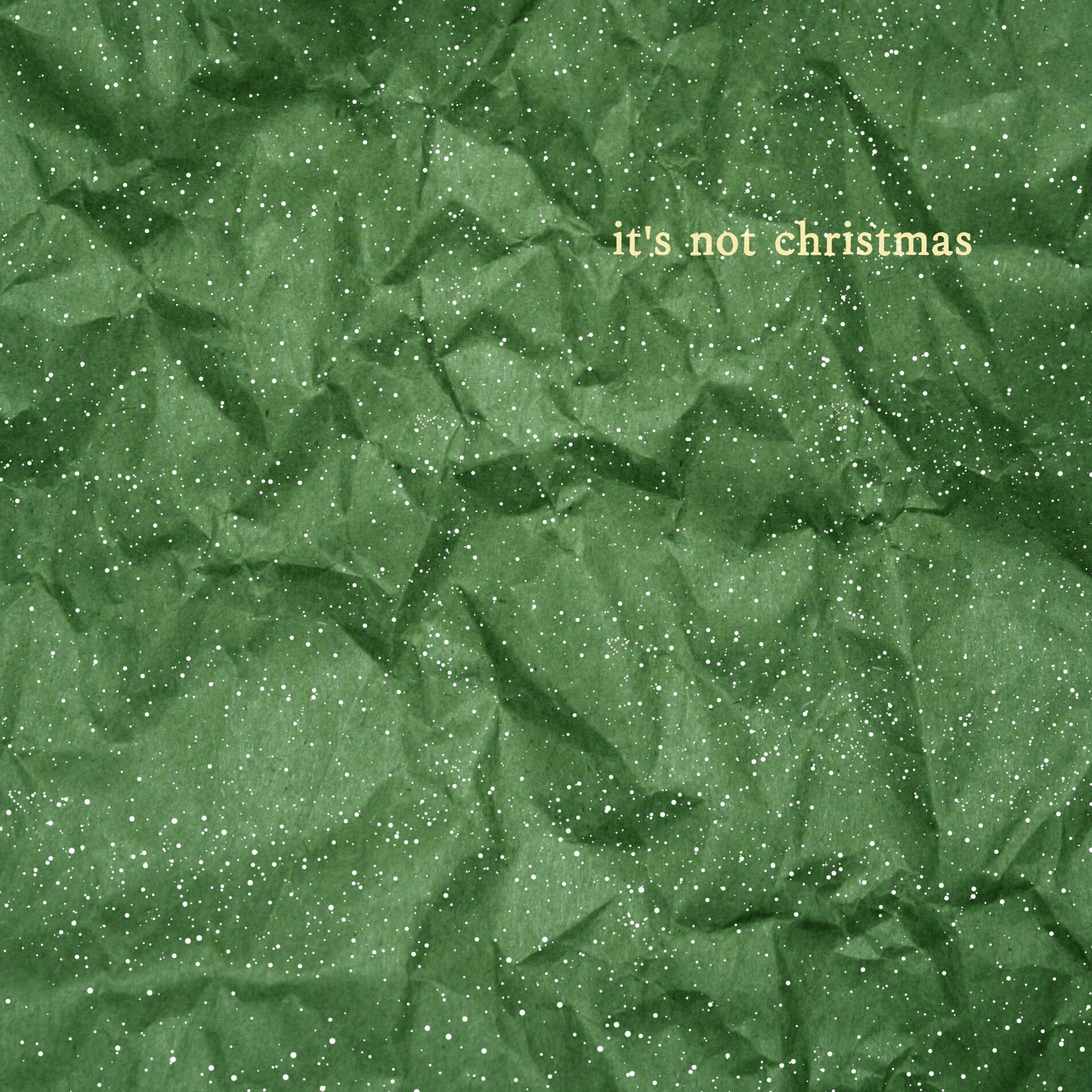 Album cover of It's Not Christmas
