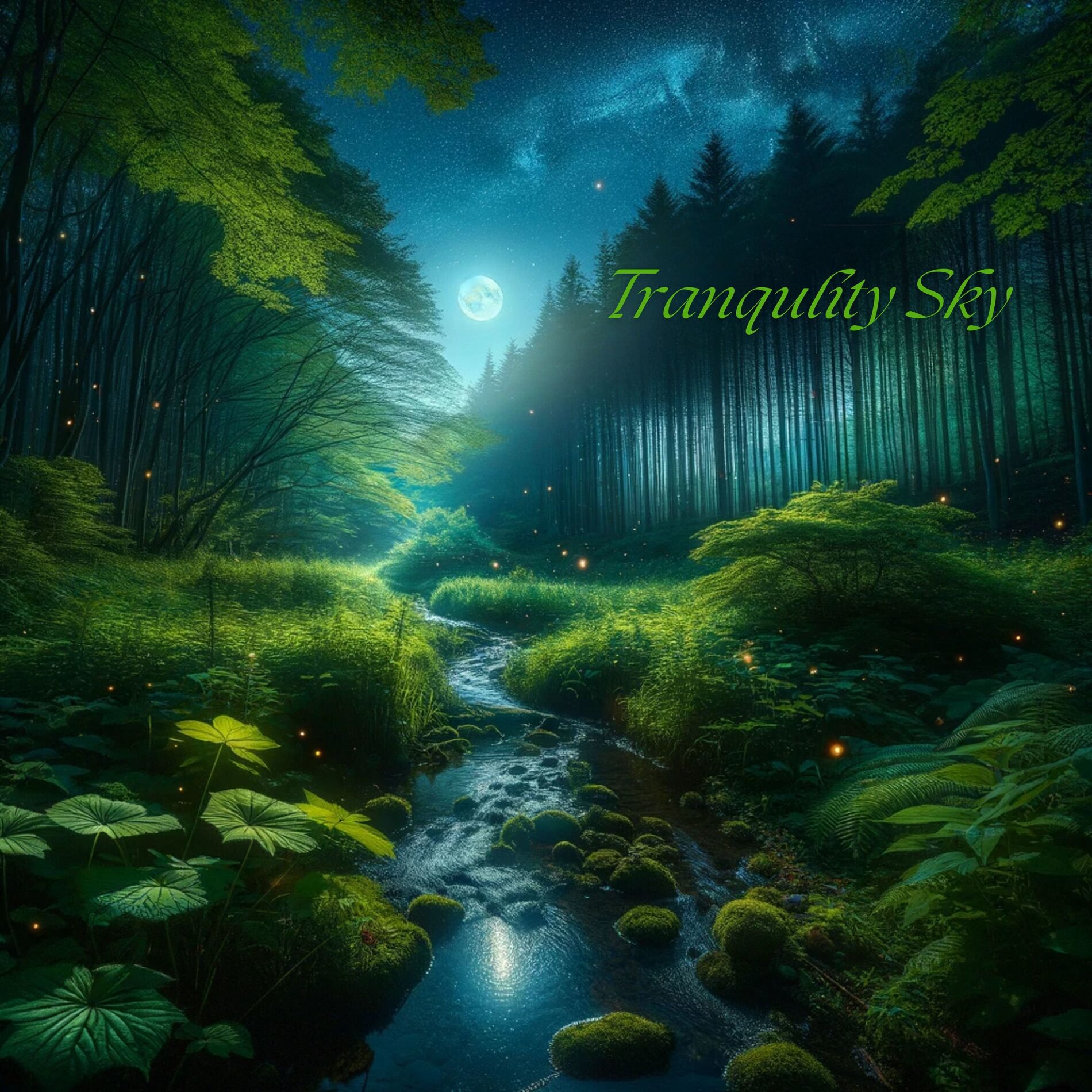 Album cover of Tranqulity Sky: Sleep Melodies, Piano and Nature