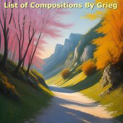 Cover of List of Compositions by Grieg
