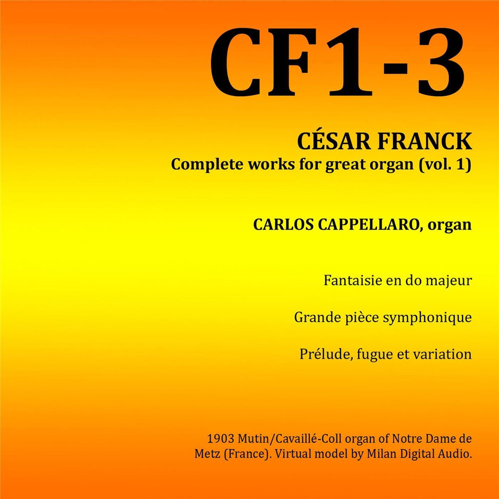Six pièces pour grand orgue, No. 1, Fantaisie en do majeur, Op. 16, FWV 28: I. Poco lento