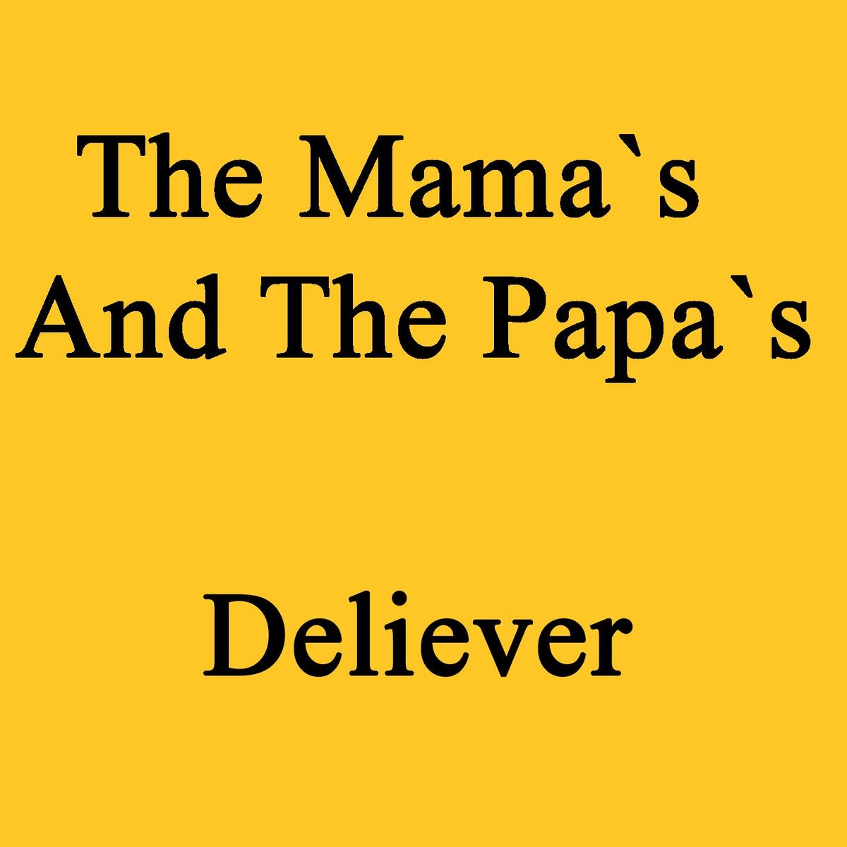 Album cover of Deliever