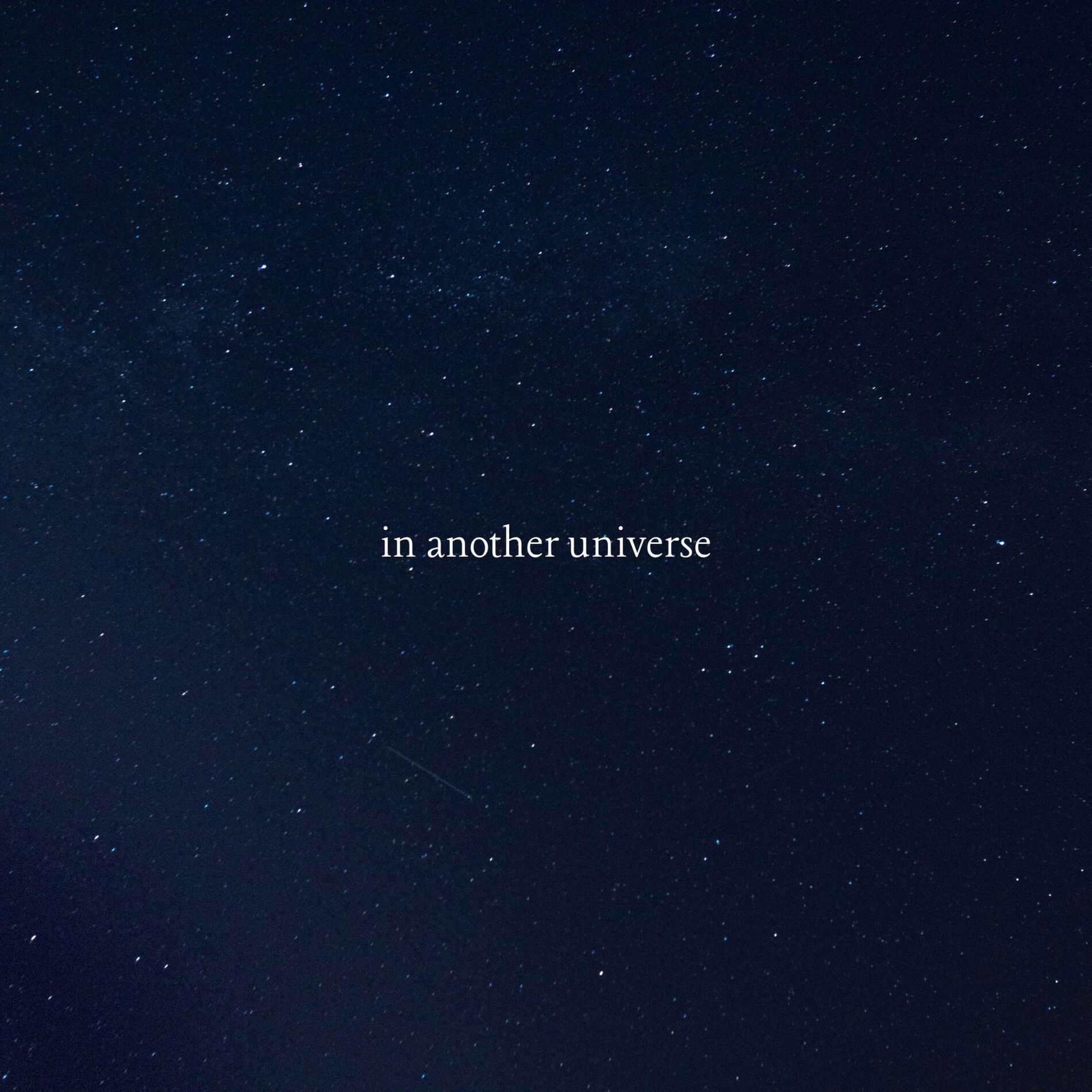 Album cover of in another universe
