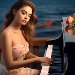 Cover of Kiss Under The Rain (Relaxing Piano Version)