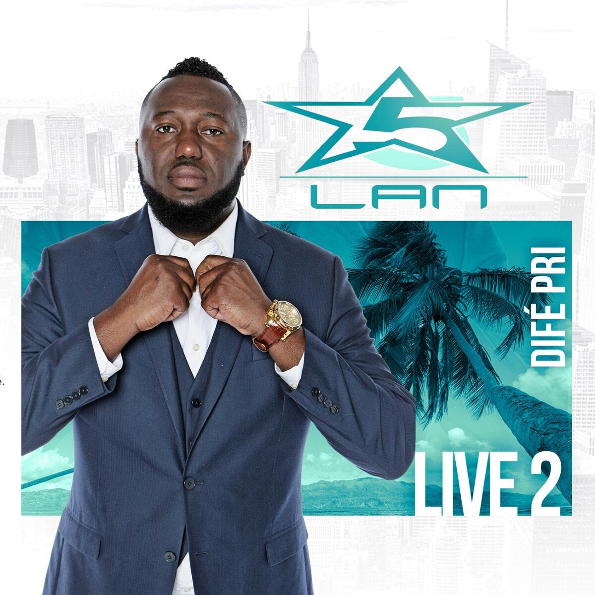 Album cover of 5 Lan Live 2 Difé Pri