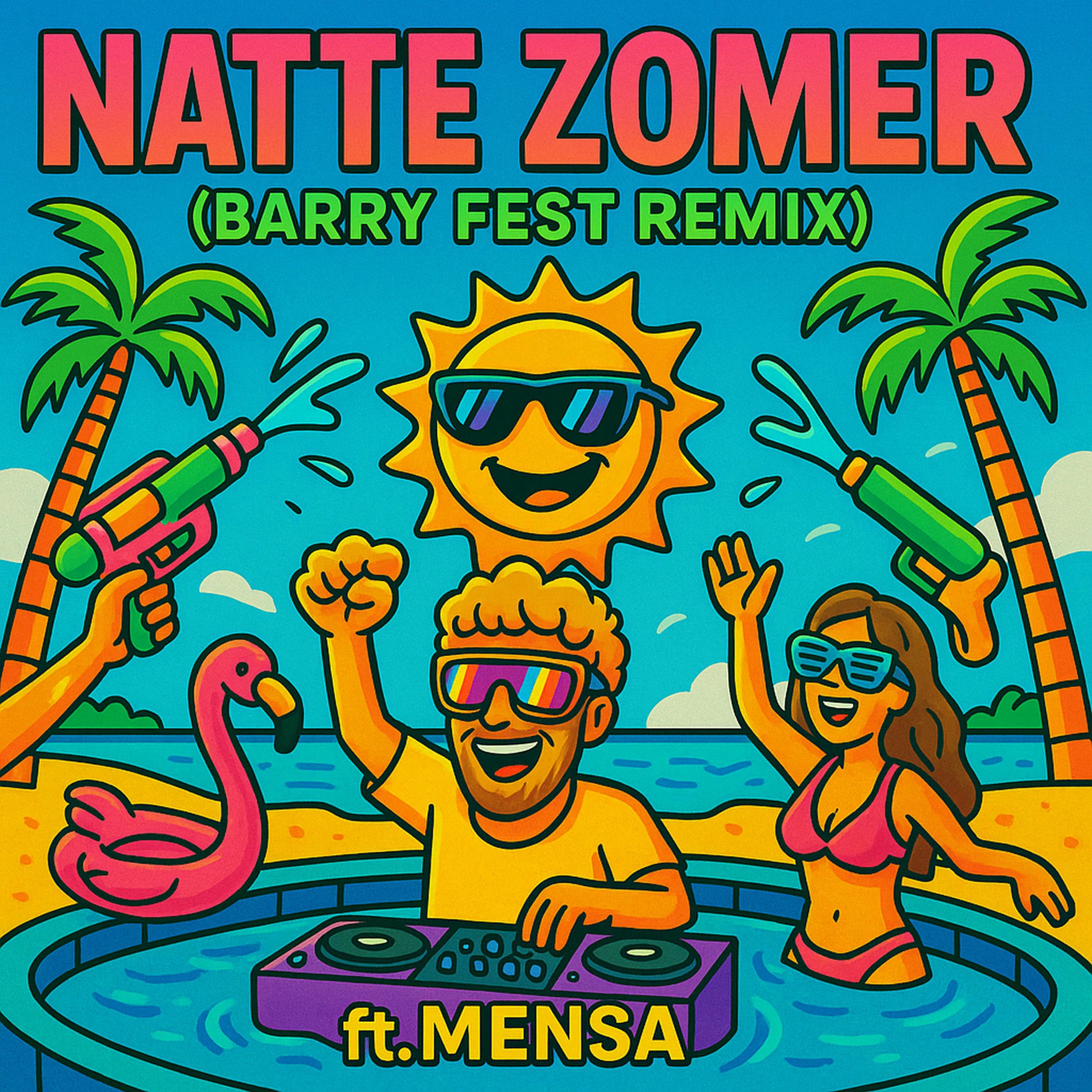 Album cover of Natte Zomer (feat. Mensa)