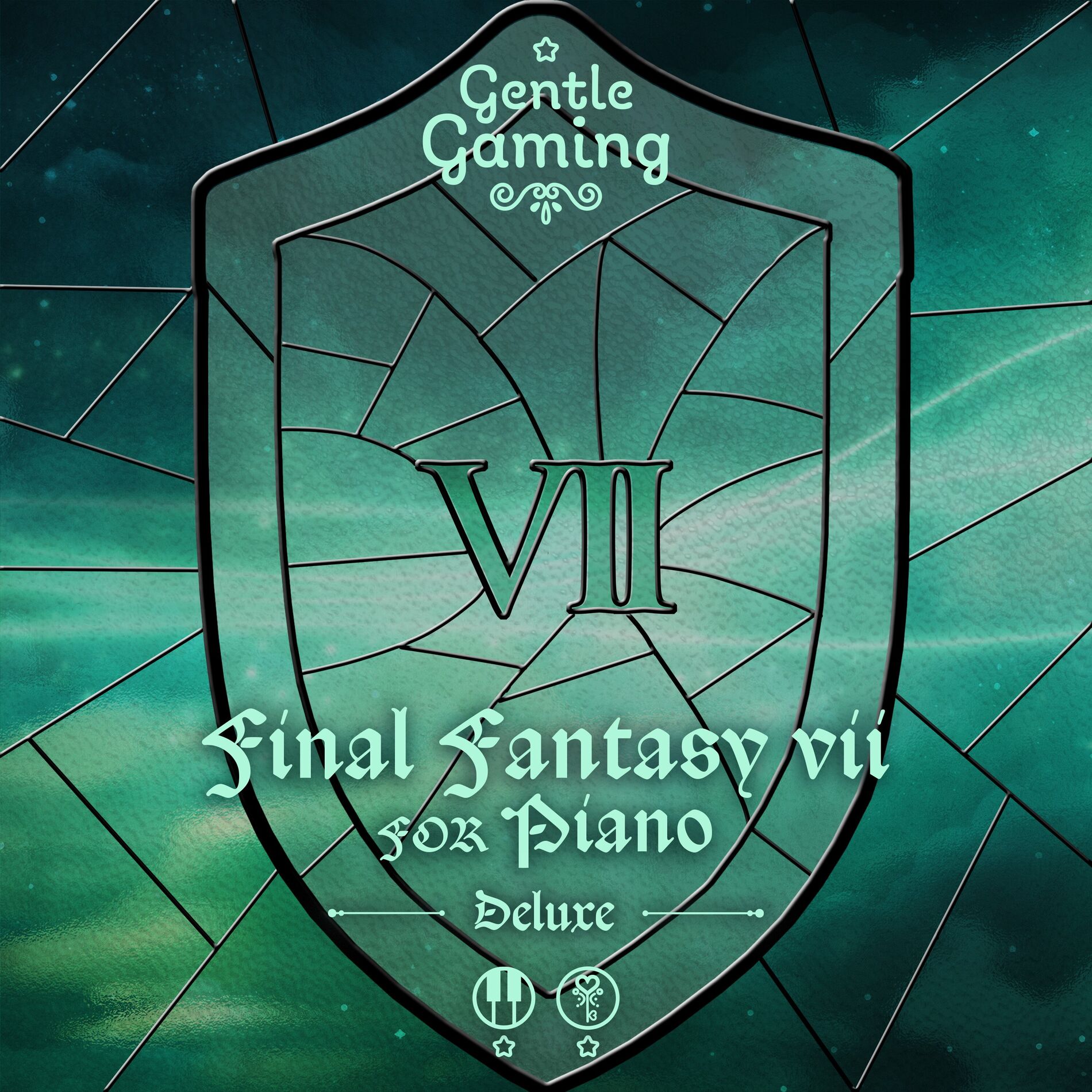 Album cover of Gentle Gaming: Final Fantasy VII for Piano (Deluxe)