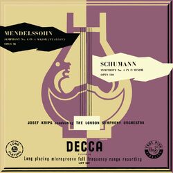 Cover of Mendelssohn: Symphony No. 4; Schumann: Symphony No. 4 (Remastered 2024)