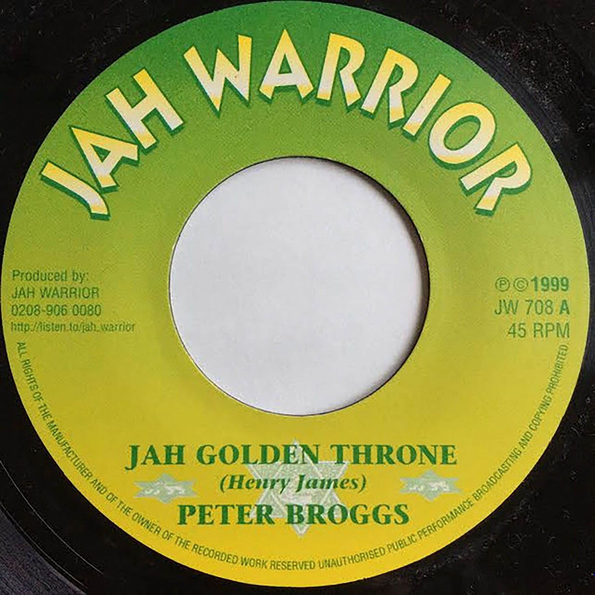 Album cover of Jah Golden Throne
