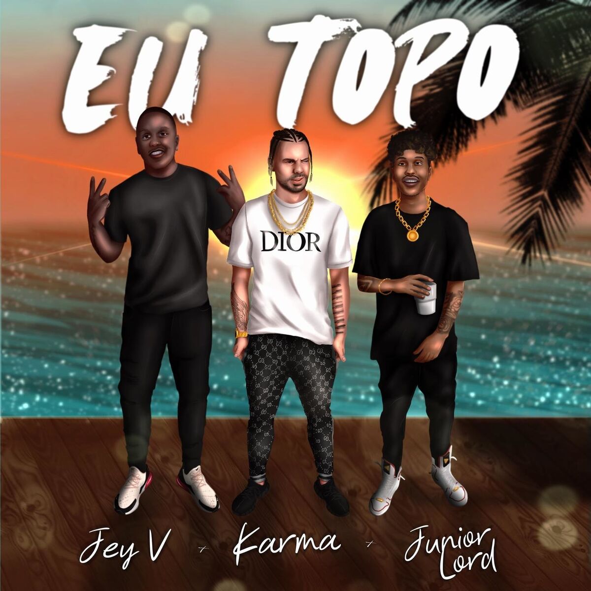 Album cover of Eu Topo (feat. Jey V & Junior Lord)