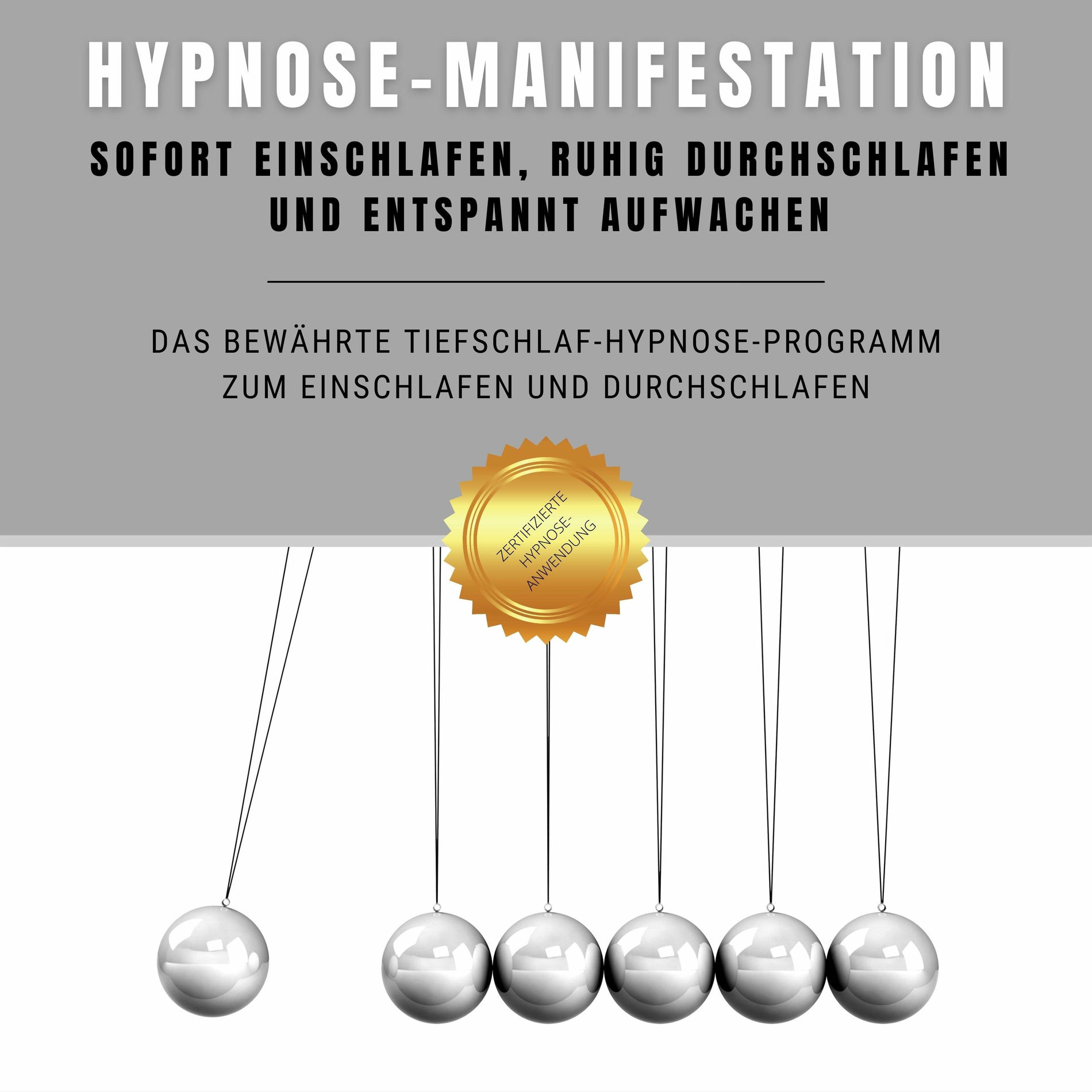 Album cover of Hypnose-Manifestation: Bewährte Hypnose zum Einschlafen und Durchschlafen (Das bewährte Tiefschlaf-Hypnose-Programm zum Einschlafen und Durchschlafen)