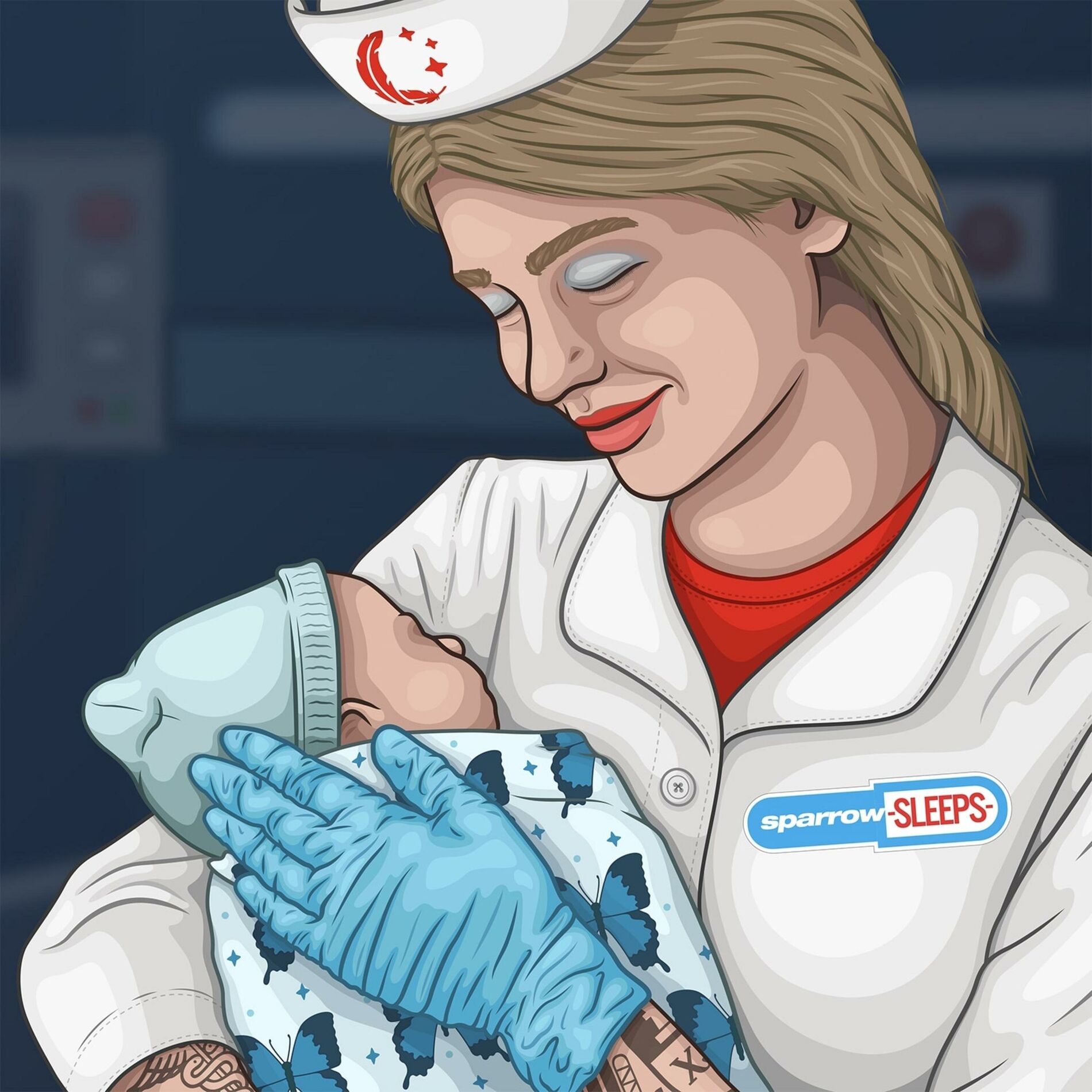 Album cover of Any Mama of the State: Lullaby covers of Blink 182's Enema of the State