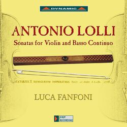Cover of Lolli: Sonatas for Violin and Basso Continuo