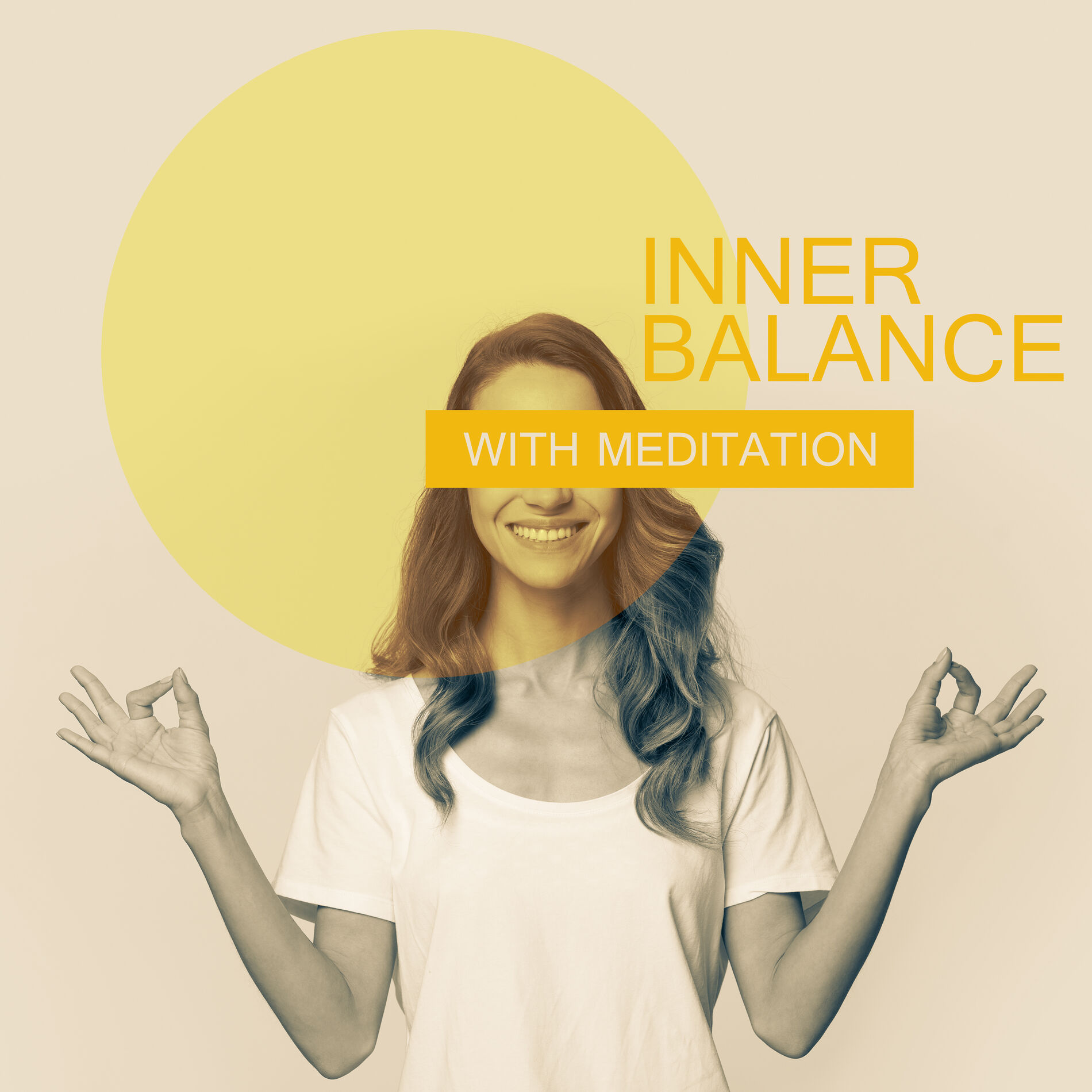 Album cover of Inner Balance with Meditation – Mindfulness Relaxation, Zen Lounge, Meditation Music Zone, Spiritual Music, Oriental Sounds for De